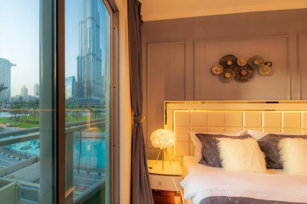 First Class 2Br With Full Burj Khalifa And Fountain View Dubai Esterno foto